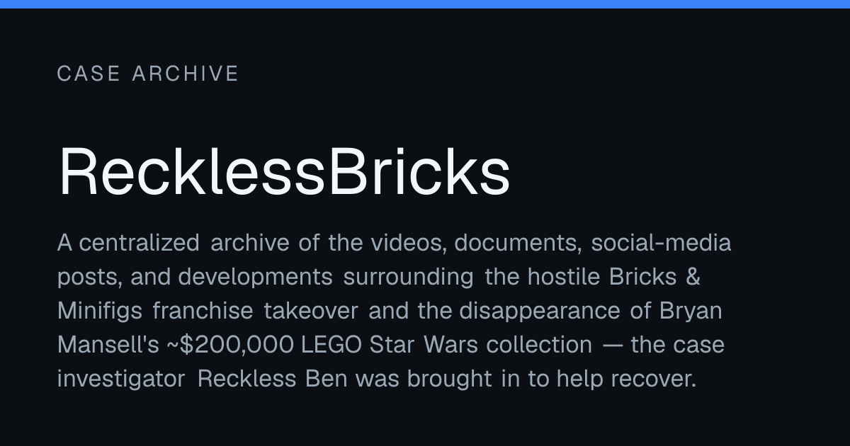 RecklessBricks